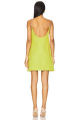 Crystal Embellished Bow Mini Dress