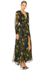 Lucianna Maxi Wrap Dress
