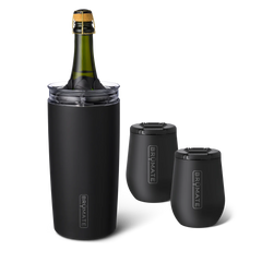 Brumate Bottle Chiller Bundle Matte Black | 49/14oz