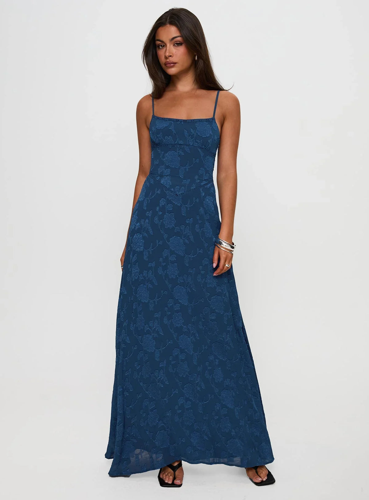 South Of France Maxi Dress Navy