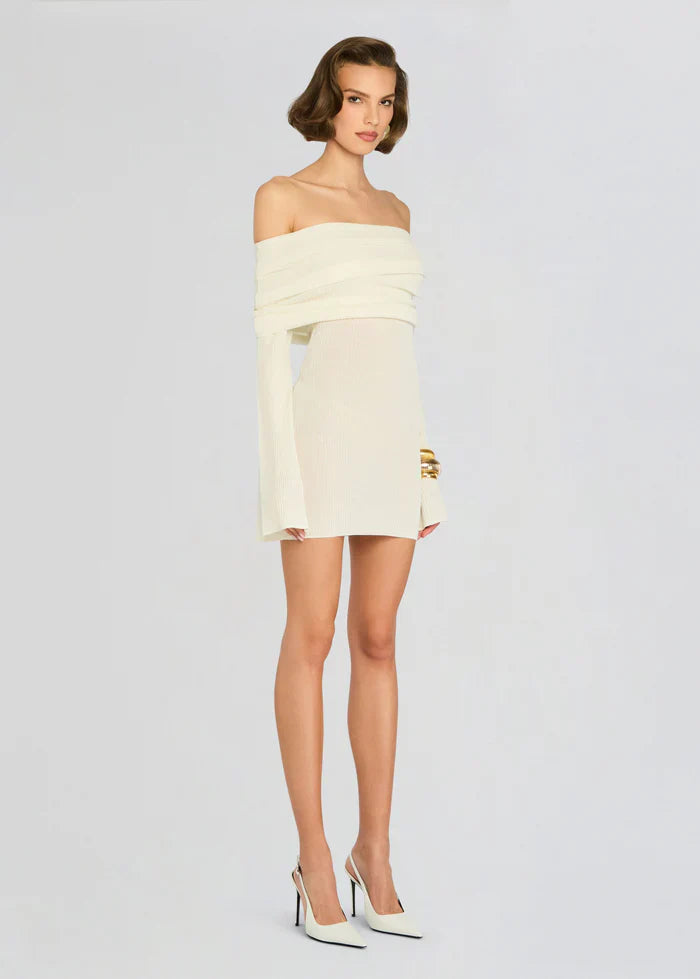 Galli Rib Knit Mini Dress