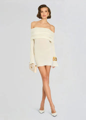 Galli Rib Knit Mini Dress